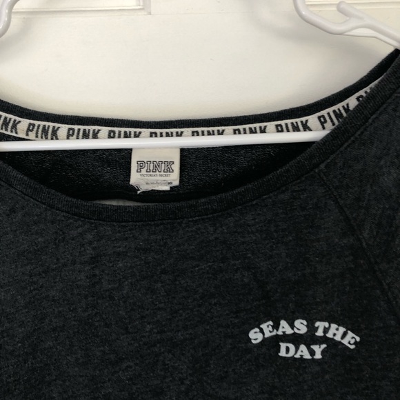 Pink, crew neck, open back, seas the day - Picture 5 of 5